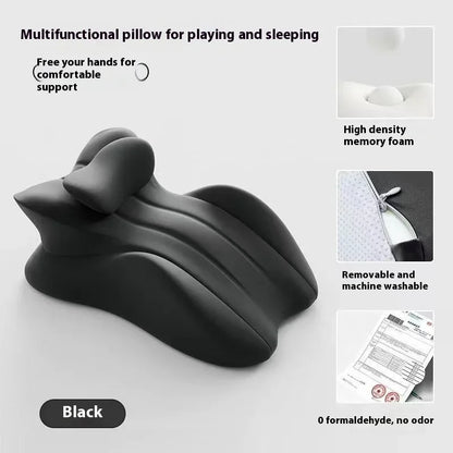 Multifunctional Bedside Reading & Lying Pillow — Prone Cushion for Sleeping, Phone Use, and Relaxation