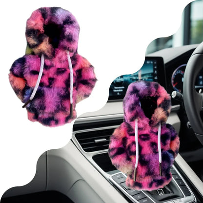 Universal Car Gear Shift Lever Cover – Sweatshirt Style Shifter Knob Hoodie for Car Decoration