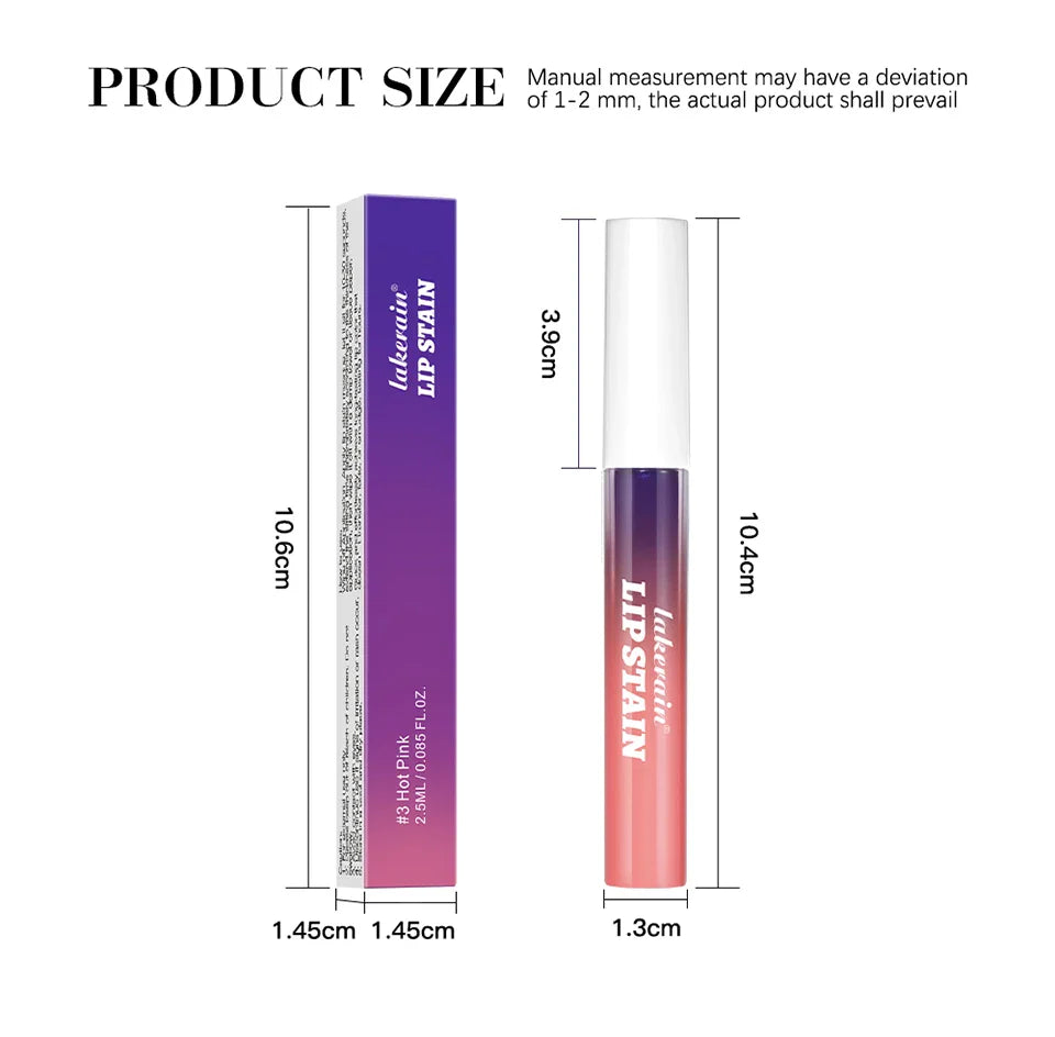 Blading Lip Gloss Peel & Stick Set – Long-Lasting, Waterproof, Pink, Transfer-Resistant Natural Lip Gloss for Women