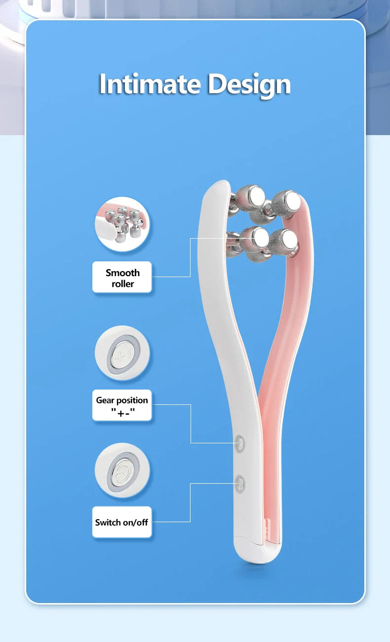 Y-Shaped Face Lifting Roller – Facial Massager for Chin & Skin Care at Home