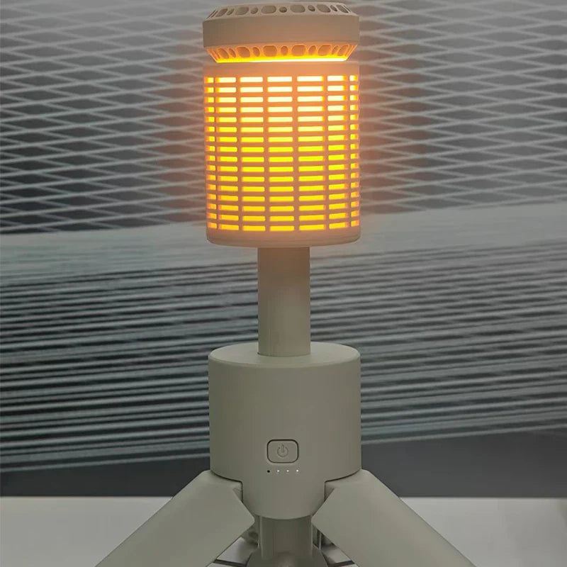 LED Outdoor Camping Lantern - USB Rechargeable, Adjustable Color Temperature, IP65 Waterproof, Retractable Portable Light