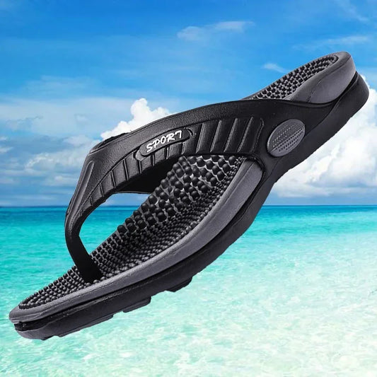 New Summer Fashion Men’s Light Slippers – Casual, Breathable Indoor & Outdoor Footwea