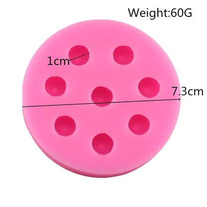 3D Mini Fruit Silicone Candle Mold — Strawberry, Raspberry, Blueberry, Tangerine & Mulberry for Soap, Fondant & Wax Melts