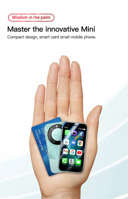 SOYES F8 Pro Max Mini Android Phone — 3.0" Display, 1GB RAM, 16GB ROM, Dual SIM, 3G, Play Store Compatible Small Smartphone
