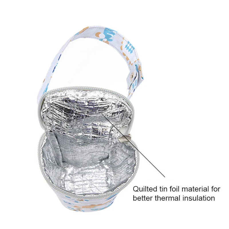 Multifunctional Waterproof Hanging Insulation Bag – Baby Food Feeding Cup & Water Bottle Thermal Cover