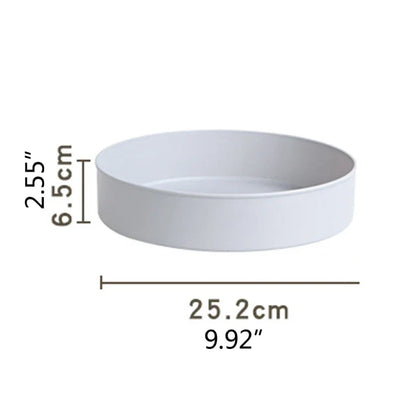360° Rotating Cabinet Organizer – Non-Slip Kitchen & Bathroom Turntable for Spices, Cosmetics & Storage