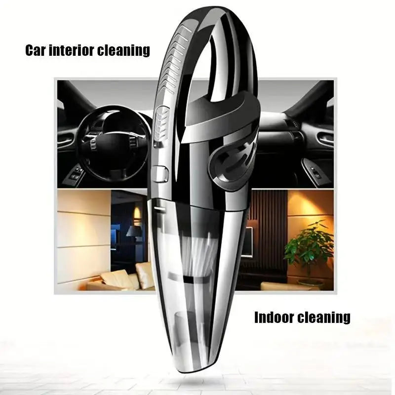 Portable Wireless Handheld Vacuum Cleaner – Powerful Suction, Rechargeable Quick-Charge for Car, Home & Pet Hair