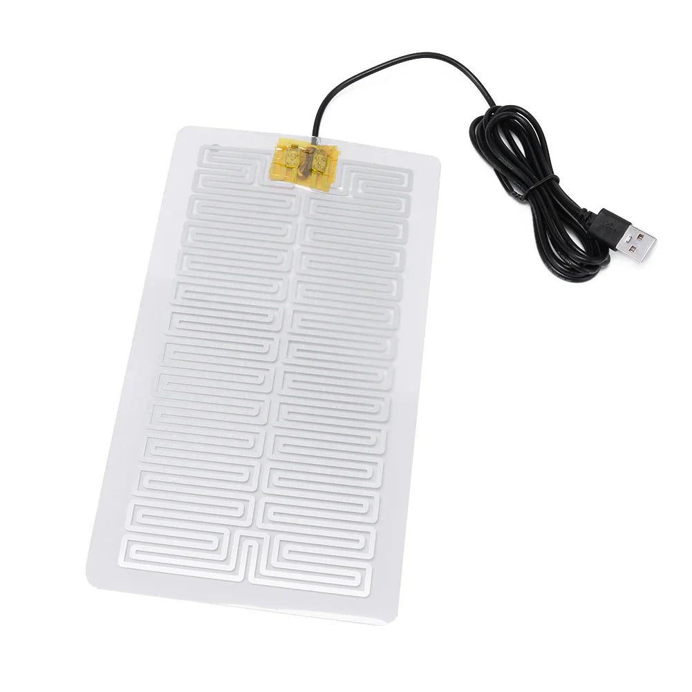 USB 5V Heating Pad - Plug & Play Warm Plate Heater for Mouse Pad & Shoes