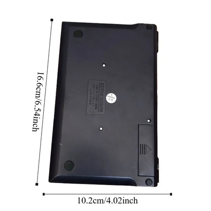 12-Digit Foldable Calculator - Portable Solar Powered Large Screen Multifunctional Office Calculator