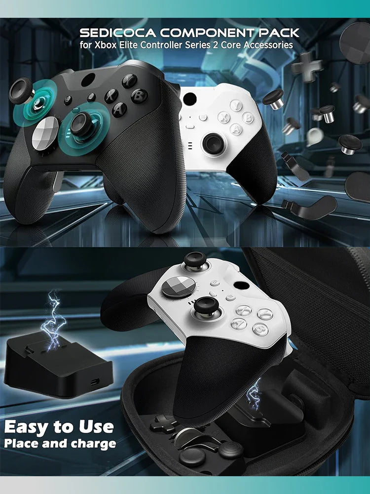 Xbox Elite Series 2 Controller Carrying Case & Component Kit – Replacement Joystick Pack