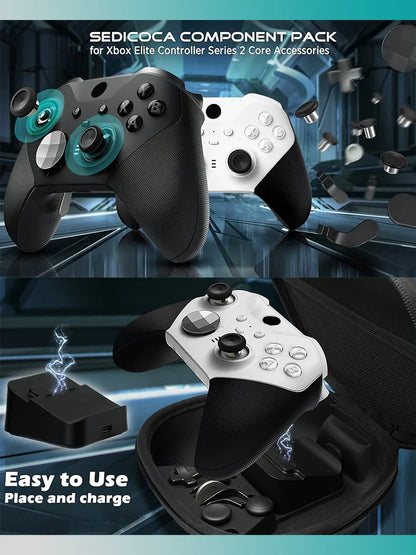 Xbox Elite Series 2 Controller Carrying Case & Component Kit – Replacement Joystick Pack
