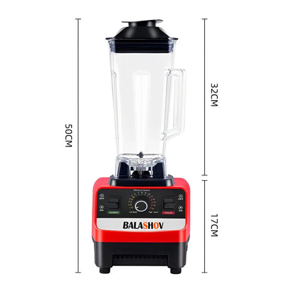 2000W Heavy Duty Commercial Blender & Food Processor – High Power Kitchen Mixer for Ice Crushing, Smoothies & Juicing (BPA Free)