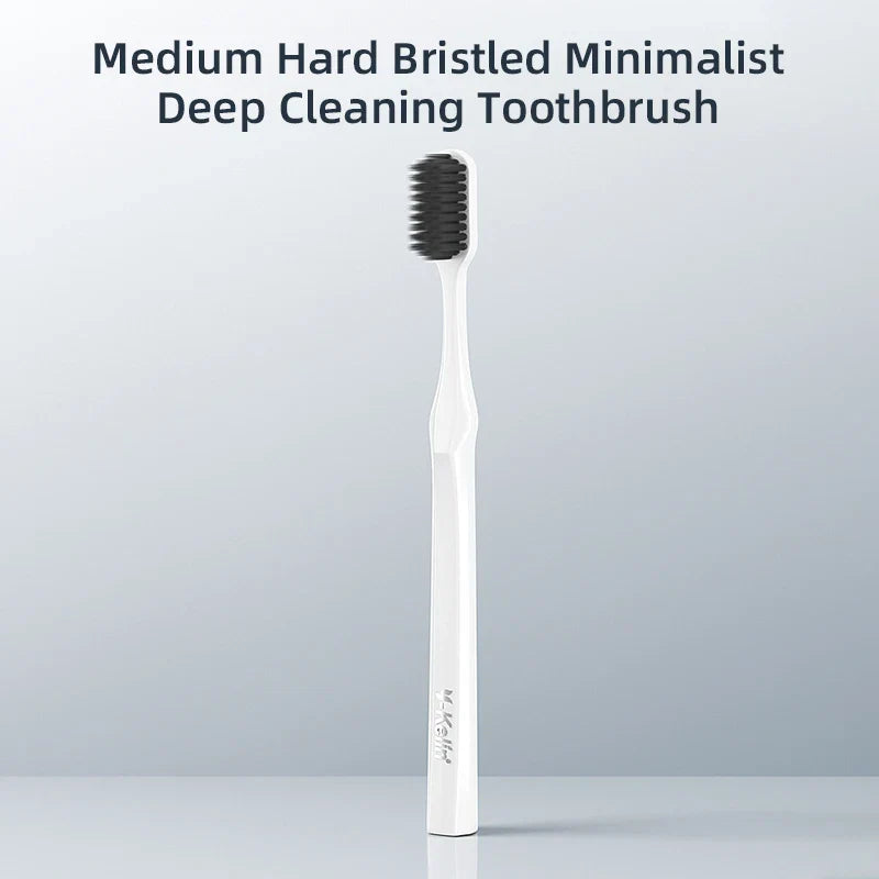 Y-Kelin Extra Hard Bristle Toothbrush Set – Small & Medium Brushes for Men, Household Oral Care