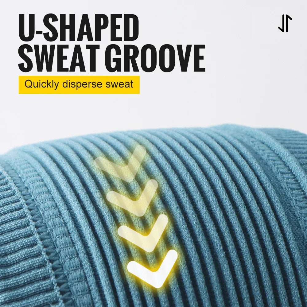 WRELS Wide Sweatband – No-Slip Moisture Wicking Headband for Men & Women, Yoga & Workout Fitness Training