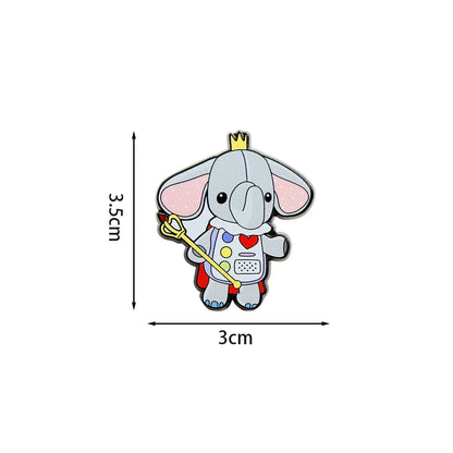 Cutie the Elephant Brooch – Kawaii Animal Lapel Pin, Action Adventure Game It Takes Two, Gamer Couple Gift