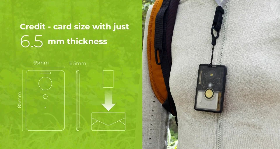 Sensecap T1000 E Meshtastic Tracker — LR1110 GPS with nRF52840, AG3335, IP65 Waterproof, Indoor & Outdoor Motion Sensor