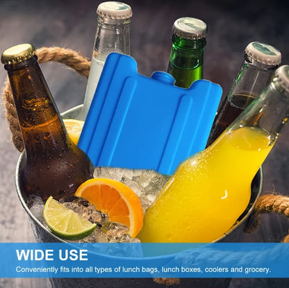 Reusable Ice Pack Bag for Lunch Box and Picnic - Lightweight, Portable Water Injection Cooler Bag for Fresh Food Storage