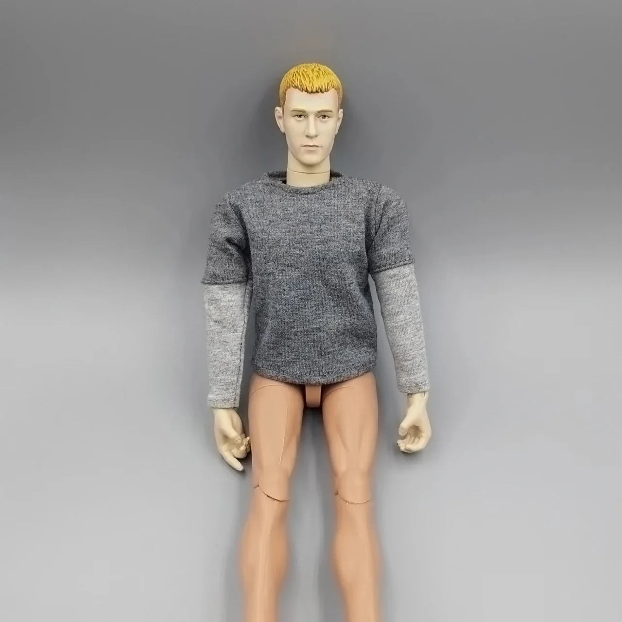 1/6 Scale Black T-Shirt for 12" (30cm) Action Figures — Male & Female DIY Model Accessories