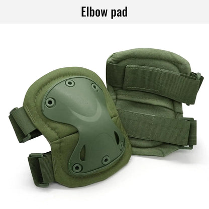Tactical Knee & Elbow Pads Set - Professional Combat Protective Gear (2-Piece Set)