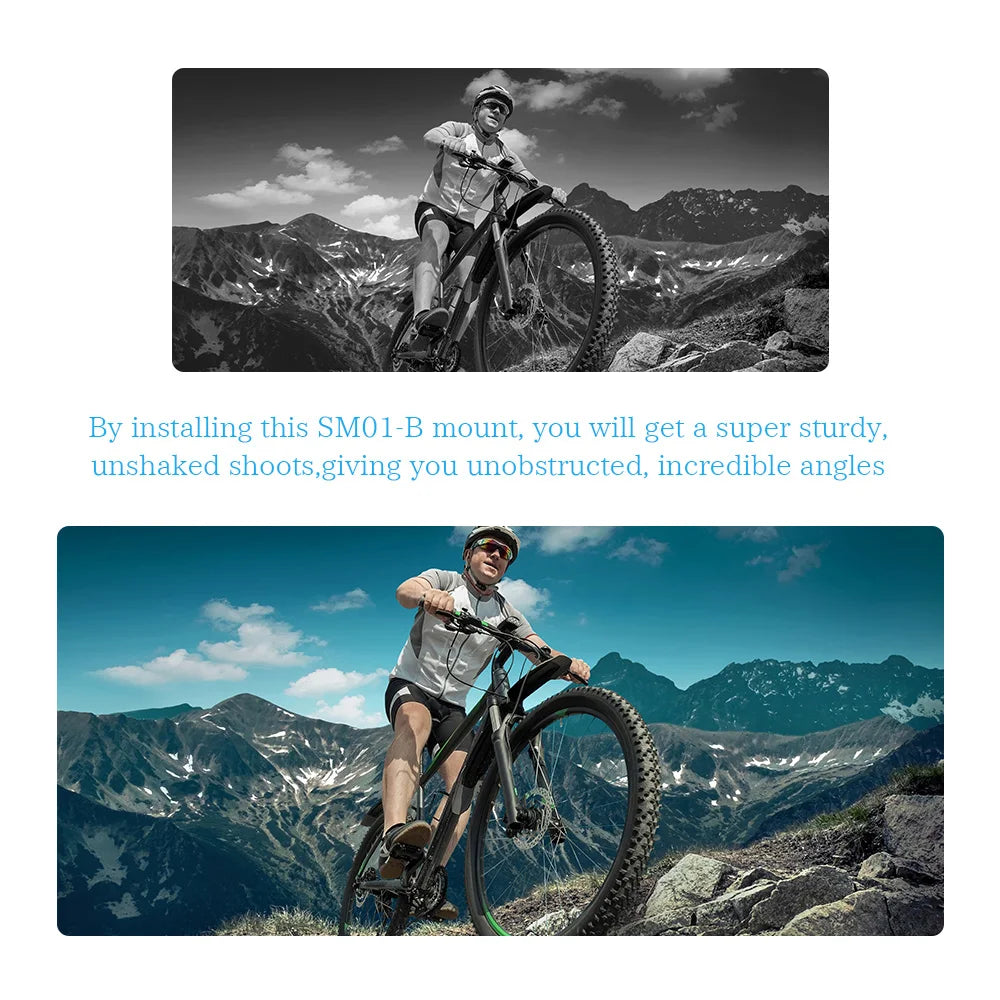 Motorcycle Panoramic Selfie Stick for Insta360 One X2/X3, Monopod Handlebar Mount Bracket, Compatible with GoPro Max Hero 11 Accessories