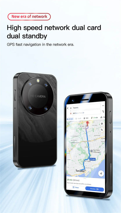 SOYES F8 Pro Max Mini Android Phone — 3.0" Display, 1GB RAM, 16GB ROM, Dual SIM, 3G, Play Store Compatible Small Smartphone