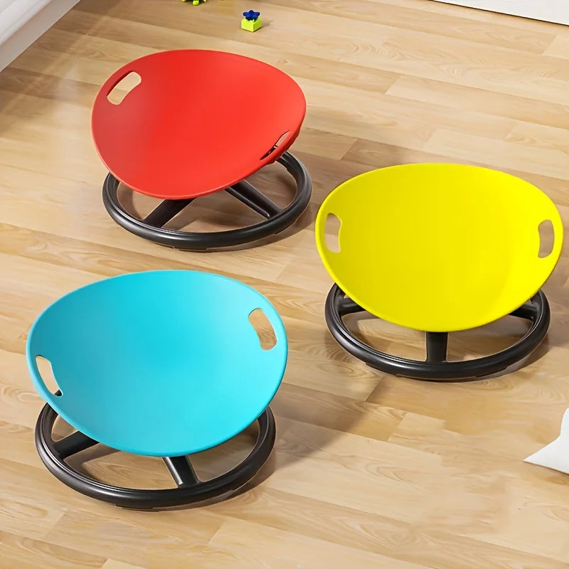 Ergonomic Swivel Sensory Chair – Eggshell Design with Anti-Slip Base, Durable Plastic, Manual Use, No Electricity Needed