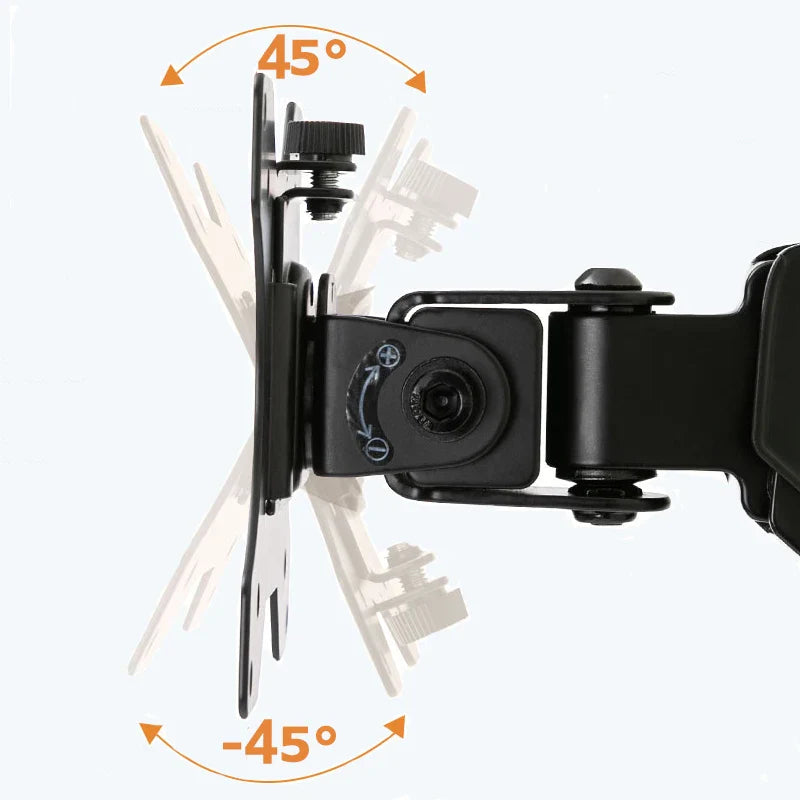 Universal Single Monitor Desk Mount – Adjustable Bracket for Screens Up to 32" and 19.8 lbs