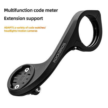 ROCKBROS Light Bracket – Nylon Bicycle Code Table Holder for Mountain & Road Bikes, Sports Camera & Lamp Extension Base