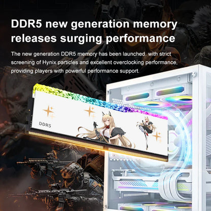 JUHOR DDR5 RGB Gaming Memory – 16GB 6800MHz RAM for Desktop PC