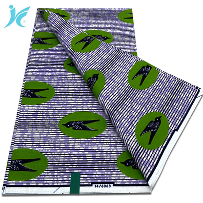 2026 African Real Wax Fabric - 100% Cotton Nigerian Ankara Dutch Batik Sewing Cloth