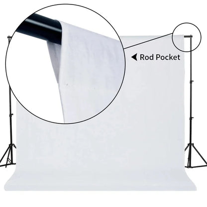 2x3M Photography Backdrop – Photo Booth & Video Background Screen Curtain for Photoshoots & Parties