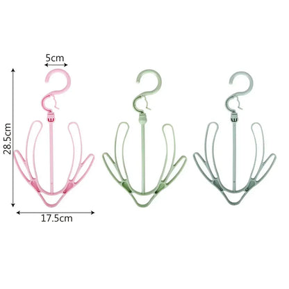 Multifunctional Shoes Drying Hanger - Windproof Rotatable Balcony Rack for Scarves, Neckties, and Shoes - Home Storage Organizer