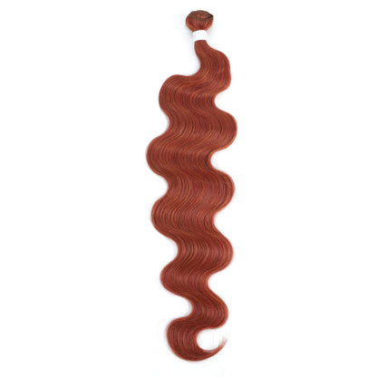 Colorful Body Wave Hair Bundles 613 Piano Blonde – Ombre Synthetic Hair Extensions, Thick Ponytail & Loose Deep Weaving