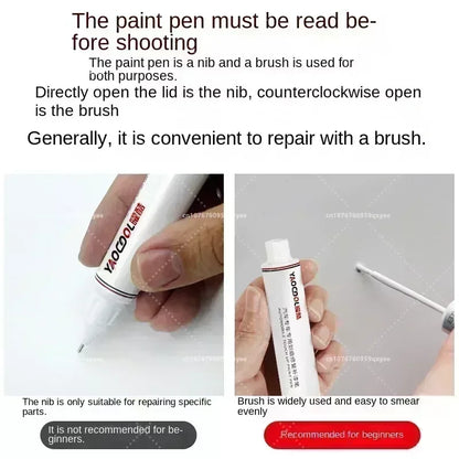 Tesla Model 3/Y/X Pearl White Paint Repair Pen – Touch-Up Kit for Auto Paint Restoration