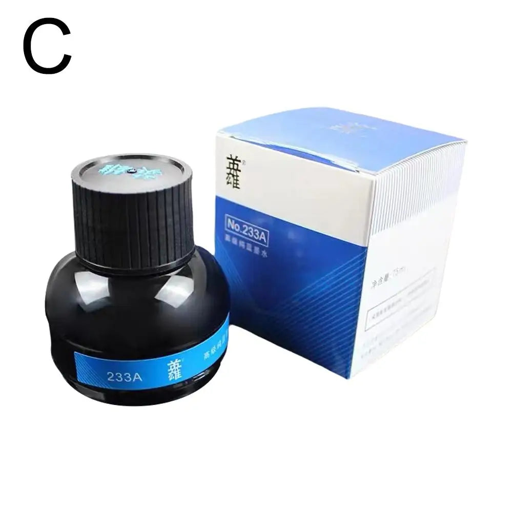 YingXiong Black 70ml Fountain Pen Ink – High-Quality Calligraphy & Writing Stationery Refill