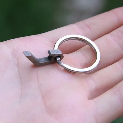 Mini EDC Bottle Opener Keyring – Lightweight Pocket Tool for Outdoor Camping, Hiking, Utility Gadget Keychain