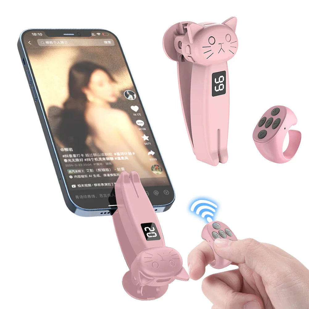 Bluetooth Screen Auto Clicker for Kindle Paperwhite - Automatic Page Turner and Simulated Finger Clicker Remote Control for TikTok