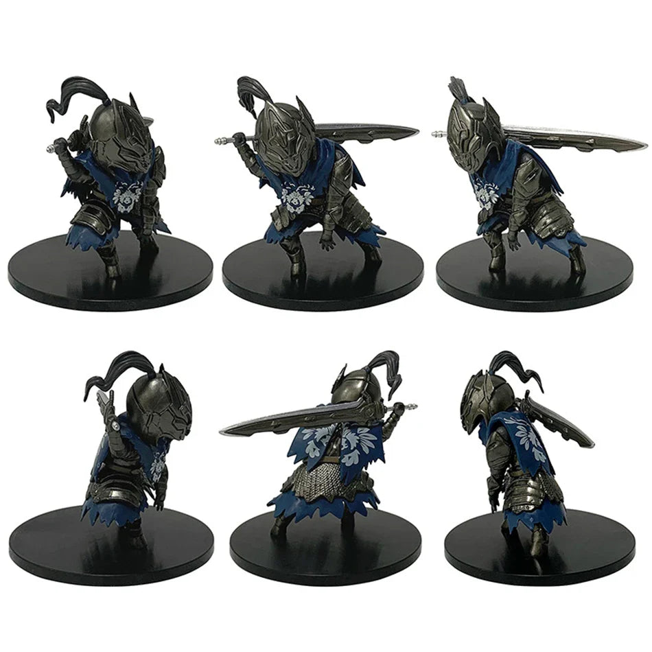 Q-Version Dark Souls Anime Action Figure – Solaire, Artorias, Ornstein & Fire Keeper Doll, Collectible Toy for Boys & Gifts