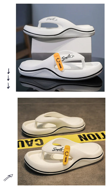 Men's & Women's Flip Flops – Non Slip Thick Sole Slippers, Super Soft Indoor & Outdoor Beach Sandals