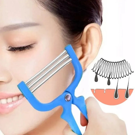 Manual Facial Hair Remover Epilator – Beauty Shaving & Threading Tool for Women