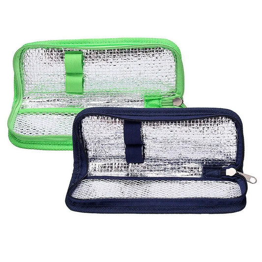 Portable Insulin Cooling Bag – Oxford Thermal Insulated Medical Cooler, Diabetic Pill Protector Travel Case