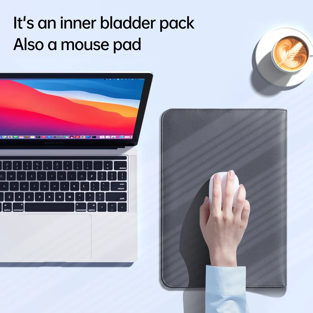 Laptop Sleeve Case for 13-15.6 Inch Devices - Liner Bag for MacBook Air/Pro, Huawei, HP, DELL Notebooks, Suitable for Men and Women
