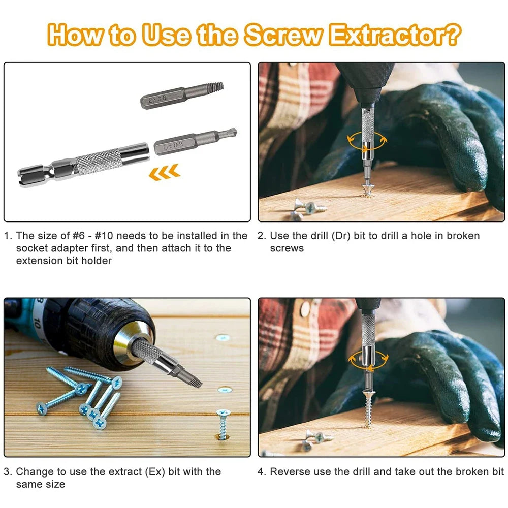 Precision Magnetic Screwdriver Set - Torx Hex Bit Kit for Mobile Phone Repair and Electronics Hand Tools