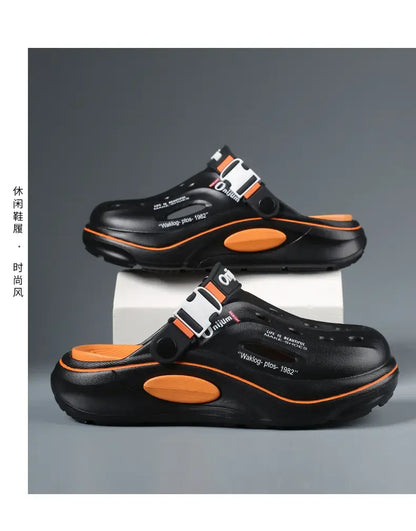 Classic Summer Men’s Clogs – Breathable EVA Garden Shoes, Outdoor Beach Slides & Home Sandals