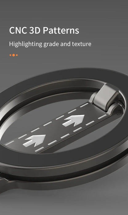 Double-Sided Magnetic Phone Ring Holder – MagSafe Kickstand, Magnet Grip for iPhone 16/15/14, Huawei & Xiaomi
