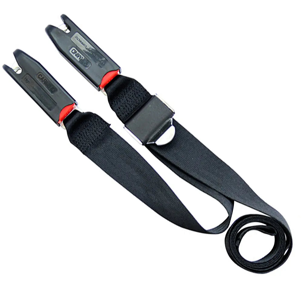 Universal 2-Point Seat Fixing Band: Adjustable Car Child Safety Seat Belt with Isofix/Latch Interface Connection Strap