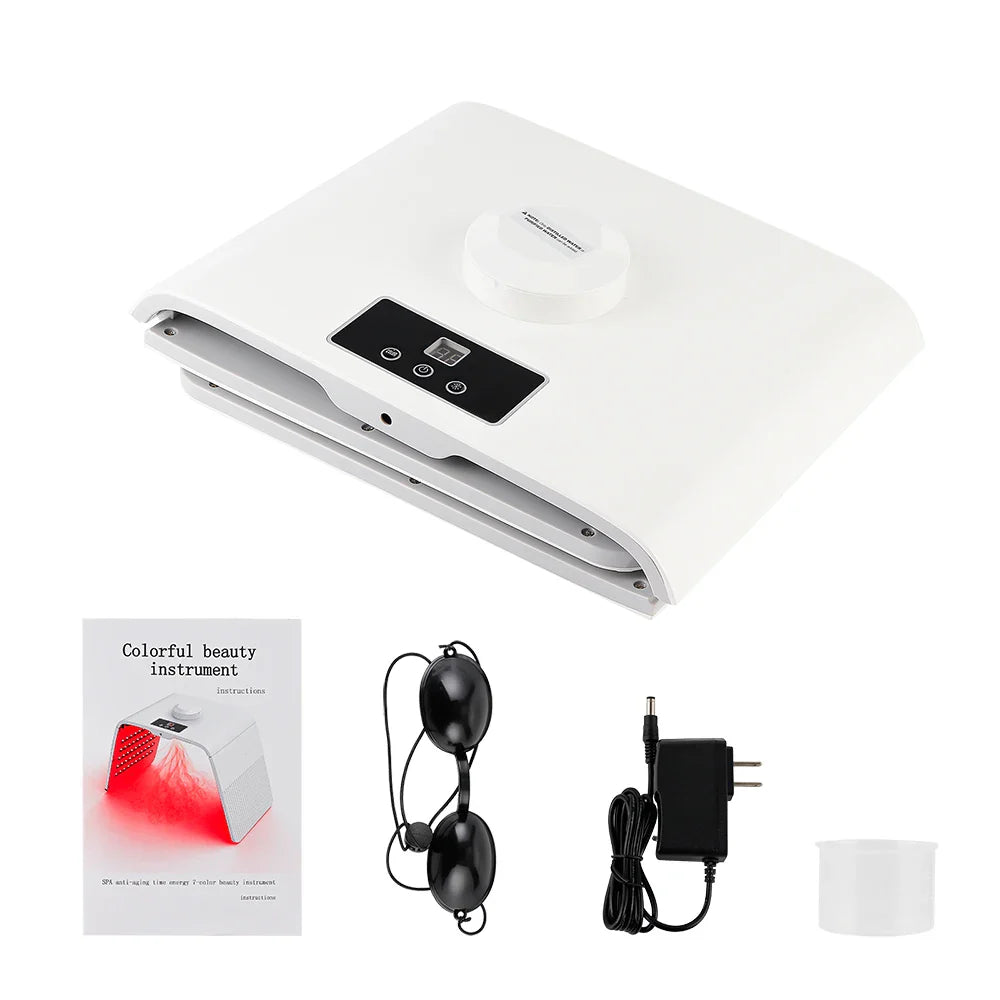 7 Color LED PDT Nano Water Sprayer Skin Rejuvenation Photon Therapy Mask for Home SPA