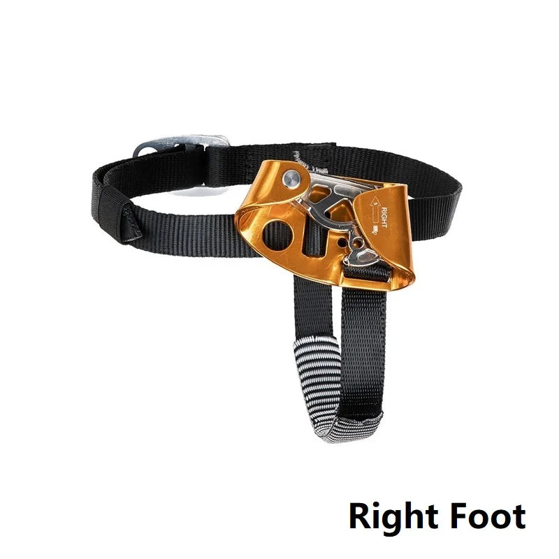 Rock Climbing Foot Ascender – Right & Left SRT Mountaineering Safety Equipment for Outdoor Climbing