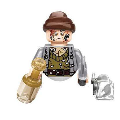 Locking Alien Action Figure — Prometheus Ice Monster Robot Building Blocks Toy, Educational Gift for Children