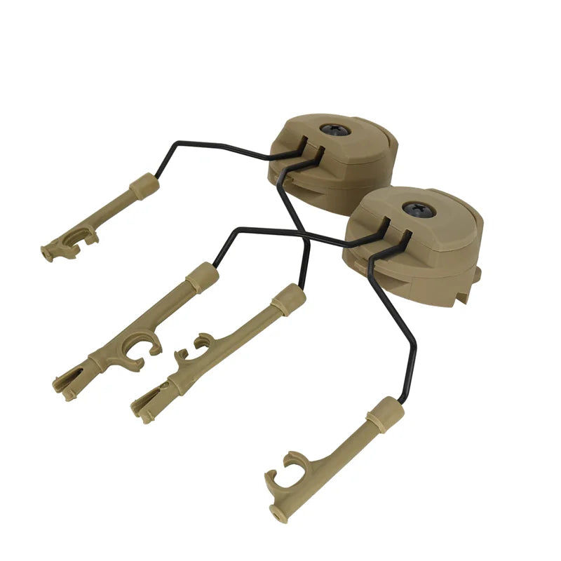 Tactical Headset Bracket – Ops Core Helmet ARC Rail Adapter Set for Comtac II Series Military Noise Cancelling Headset